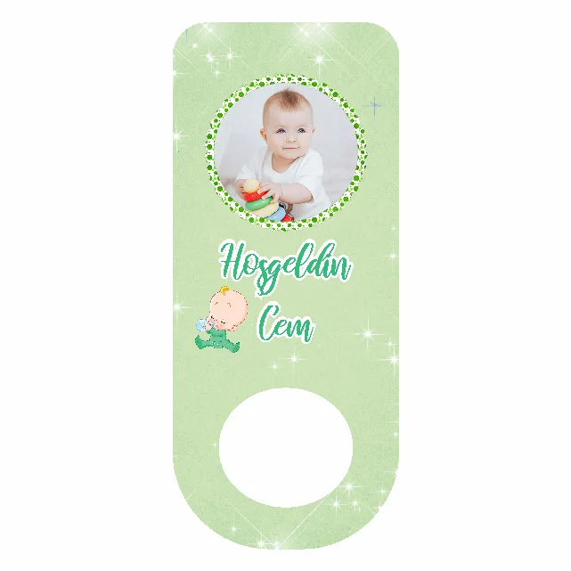 Yenidoğan Temalı Dikdörtgen Açacak Magneti